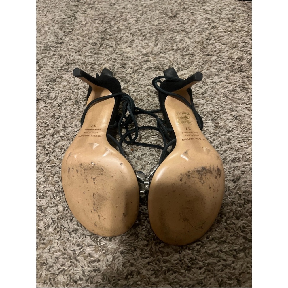 Isabel Marant Askee Suede Lace Up Heels size 37 - Picture 5 of 6
